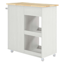 Load image into Gallery viewer, Culinary Kitchen Cart With Towel Bar by Modway
