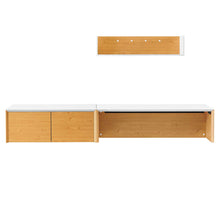 Load image into Gallery viewer, Kinetic 49&quot; Wall-Mount Office Desk With Cabinet and Shelf by Modway
