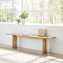 Load image into Gallery viewer, Amistad 72&quot; Wood Bench by Modway

