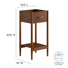 Load image into Gallery viewer, Zaire 18&quot; Bathroom Vanity Cabinet (Sink Basin Not Included) by Modway
