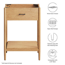 Load image into Gallery viewer, Zaire 24&quot; Bathroom Vanity Cabinet (Sink Basin Not Included) by Modway
