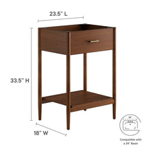 Load image into Gallery viewer, Zaire 24&quot; Bathroom Vanity Cabinet (Sink Basin Not Included) by Modway
