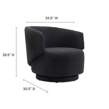 Load image into Gallery viewer, Celestia Boucle Fabric Swivel Chair by Modway
