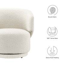 Load image into Gallery viewer, Celestia Boucle Fabric Swivel Chair by Modway

