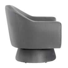 Load image into Gallery viewer, Astral Performance Velvet Fabric and Wood Swivel Chair by Modway
