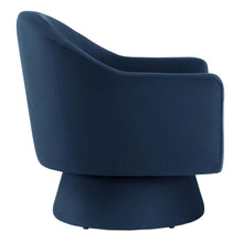 Load image into Gallery viewer, Astral Performance Velvet Fabric and Wood Swivel Chair by Modway
