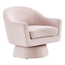 Load image into Gallery viewer, Astral Performance Velvet Fabric and Wood Swivel Chair by Modway

