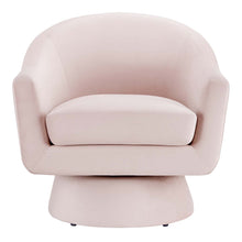 Load image into Gallery viewer, Astral Performance Velvet Fabric and Wood Swivel Chair by Modway
