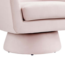 Load image into Gallery viewer, Astral Performance Velvet Fabric and Wood Swivel Chair by Modway

