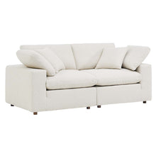 Load image into Gallery viewer, Commix Down Filled Overstuffed Boucle Fabric Loveseat by Modway
