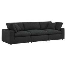 Load image into Gallery viewer, Commix Down Filled Overstuffed Boucle Fabric 3-Seater Sofa by Modway
