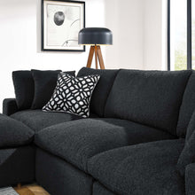 Load image into Gallery viewer, Commix 4-Piece Down Filled Overstuffed Boucle Fabric Sectional Sofa by Modway
