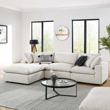 Load image into Gallery viewer, Commix 4-Piece Down Filled Overstuffed Boucle Fabric Sectional Sofa by Modway
