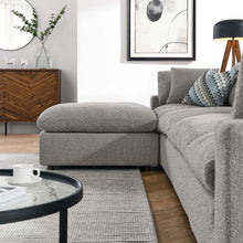 Load image into Gallery viewer, Commix 5-Piece Down Filled Overstuffed Boucle Fabric Sectional Sofa by Modway
