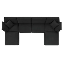 Load image into Gallery viewer, Commix 6-Piece Down Filled Overstuffed Boucle Sectional Sofa by Modway
