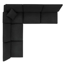 Load image into Gallery viewer, Commix 5-Piece Down Filled Overstuffed Boucle Fabric Sectional Sofa by Modway
