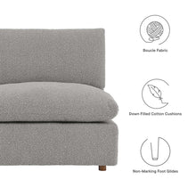 Load image into Gallery viewer, Commix 5-Piece Down Filled Overstuffed Boucle Fabric Sectional Sofa by Modway
