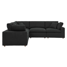 Load image into Gallery viewer, Commix 5-Piece Down Filled Overstuffed Boucle Sectional Sofa by Modway
