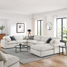 Load image into Gallery viewer, Commix 7-Piece Down Filled Overstuffed Boucle Sectional Sofa by Modway
