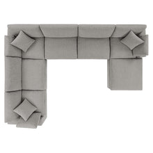 Load image into Gallery viewer, Commix 7-Piece Down Filled Overstuffed Boucle Sectional Sofa by Modway
