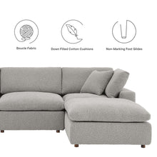 Load image into Gallery viewer, Commix 7-Piece Down Filled Overstuffed Boucle Sectional Sofa by Modway
