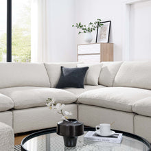 Load image into Gallery viewer, Commix 8-Piece Down Filled Overstuffed Boucle Fabric Sectional Sofa by Modway
