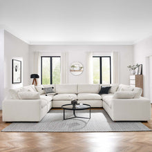 Load image into Gallery viewer, Commix 8-Piece Down Filled Overstuffed Boucle Fabric Sectional Sofa by Modway
