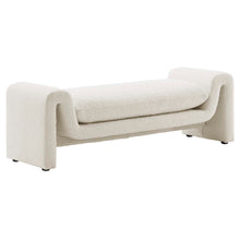 Load image into Gallery viewer, Waverly Boucle Fabric Bench by Modway

