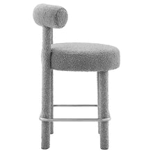 Load image into Gallery viewer, Toulouse Boucle Fabric Counter Stool by Modway
