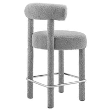 Load image into Gallery viewer, Toulouse Boucle Fabric Counter Stool by Modway

