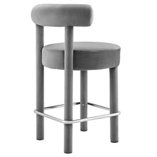 Load image into Gallery viewer, Toulouse Performance Velvet Counter Stool by Modway
