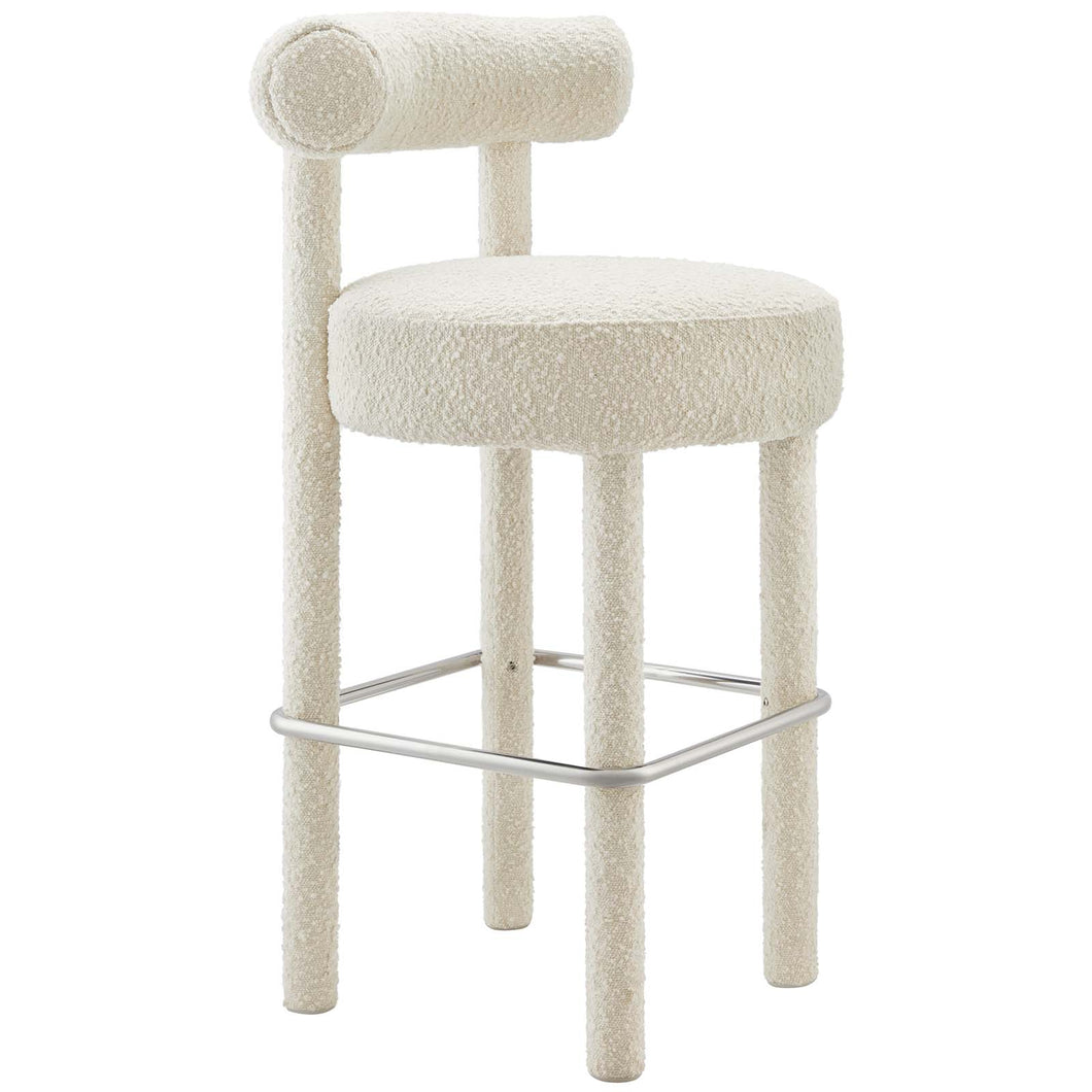 Toulouse Boucle Fabric Bar Stool by Modway