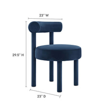 Load image into Gallery viewer, Toulouse Performance Velvet Dining Chair by Modway
