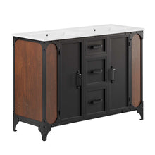 Load image into Gallery viewer, Steamforge 48&quot; Double Sink Bathroom Vanity by Modway
