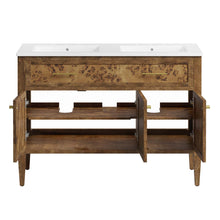 Load image into Gallery viewer, Elysian 48&quot; Wood Double Sink Bathroom Vanity by Modway
