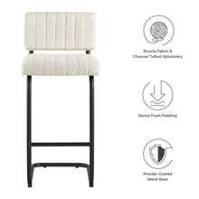 Load image into Gallery viewer, Parity Boucle Counter Stools Set of 2 by Modway

