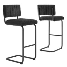 Load image into Gallery viewer, Parity Boucle Bar Stools Set of 2 by Modway
