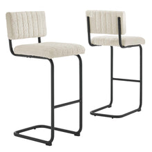 Load image into Gallery viewer, Parity Boucle Bar Stools Set of 2 by Modway

