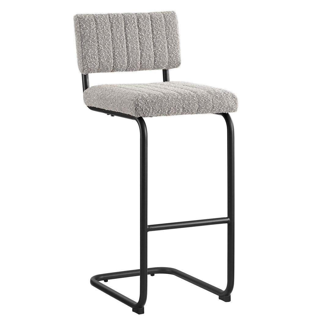 Parity Boucle Bar Stools Set of 2 by Modway