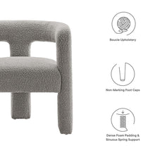 Load image into Gallery viewer, Kayla Boucle Upholstered Armchair by Modway
