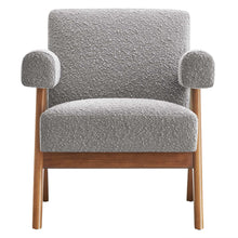 Load image into Gallery viewer, Lyra Boucle Fabric Armchair by Modway
