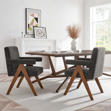 Load image into Gallery viewer, Lyra Fabric Dining Room Chair Set of 2 by Modway
