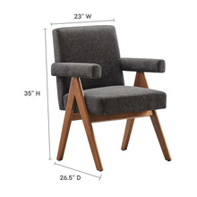 Load image into Gallery viewer, Lyra Fabric Dining Room Chair Set of 2 by Modway
