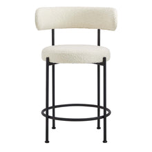 Load image into Gallery viewer, Albie Boucle Fabric Counter Stools Set of 2 by Modway
