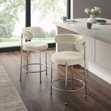 Load image into Gallery viewer, Albie Fabric Counter Stools Set of 2 by Modway
