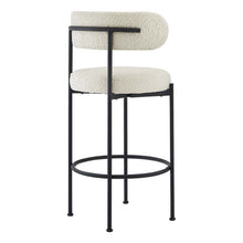 Load image into Gallery viewer, Albie Boucle Fabric Bar Stools Set of 2 by Modway
