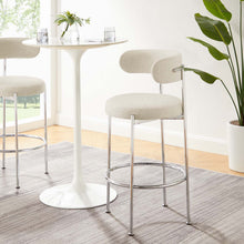 Load image into Gallery viewer, Albie Fabric Bar Stools Set of 2 by Modway
