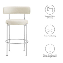 Load image into Gallery viewer, Albie Fabric Bar Stools Set of 2 by Modway
