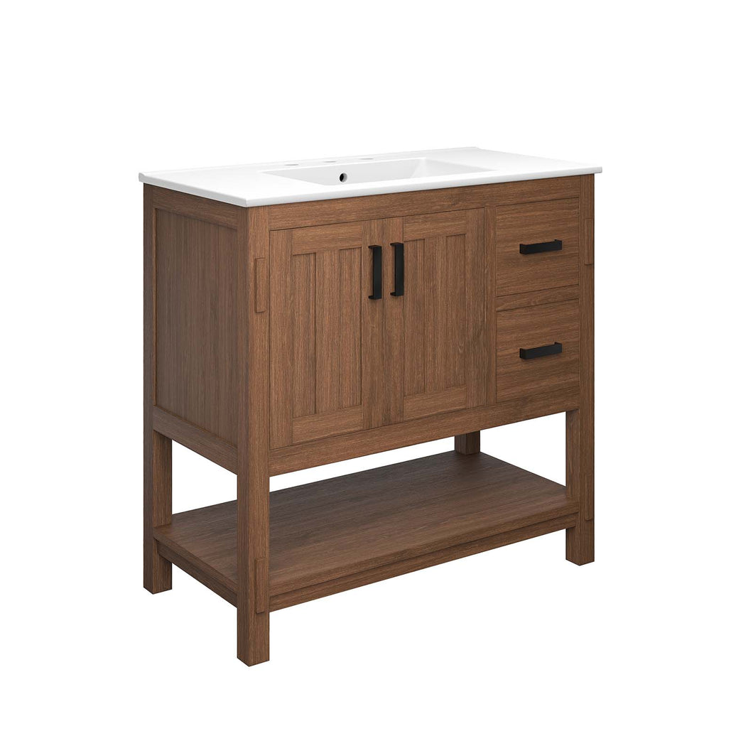 Ashlyn 36Ó Wood Bathroom Vanity by Modway