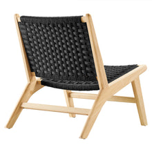 Load image into Gallery viewer, Saoirse Woven Rope Wood Accent Lounge Chair by Modway
